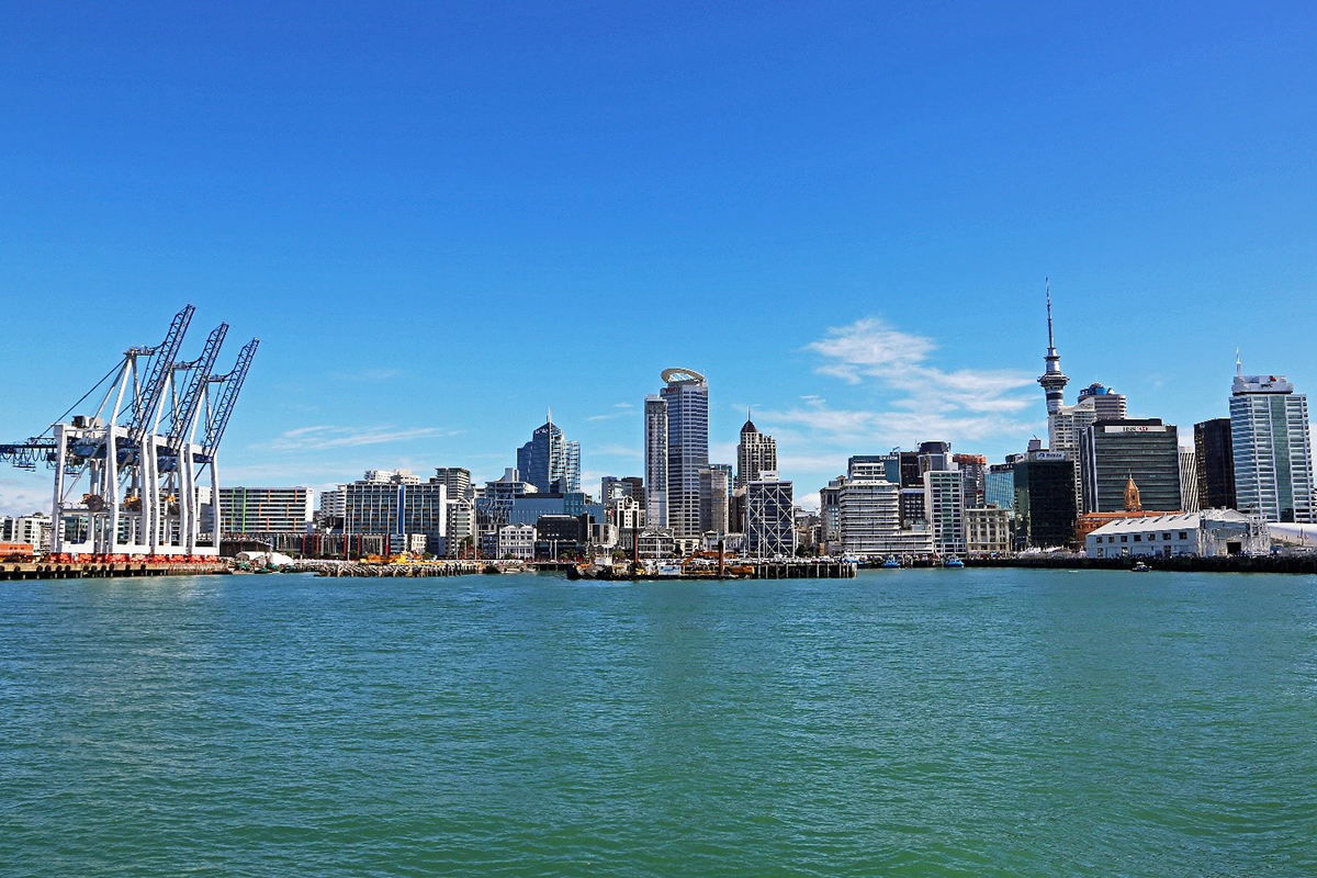 Auckland city harbour
